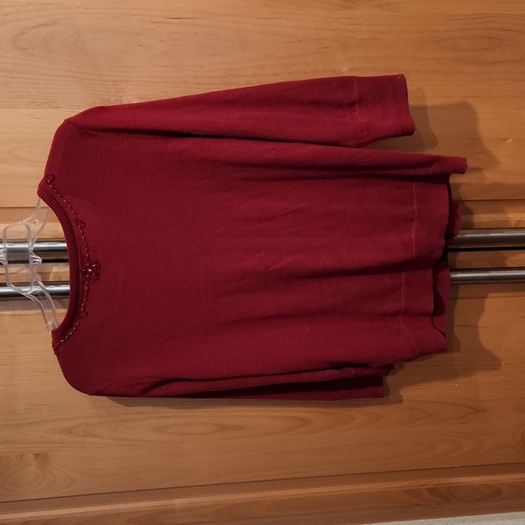 Lucky beaded red sweater Size L - Picture 6 of 7
